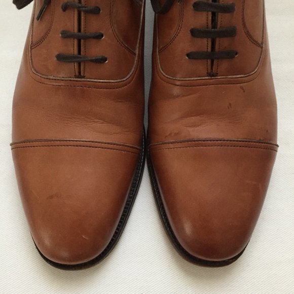 Alfred Sargent Holkham Cognac Premier Collection Cap Toe Oxford Size 9 UK/9.5 US main image 11